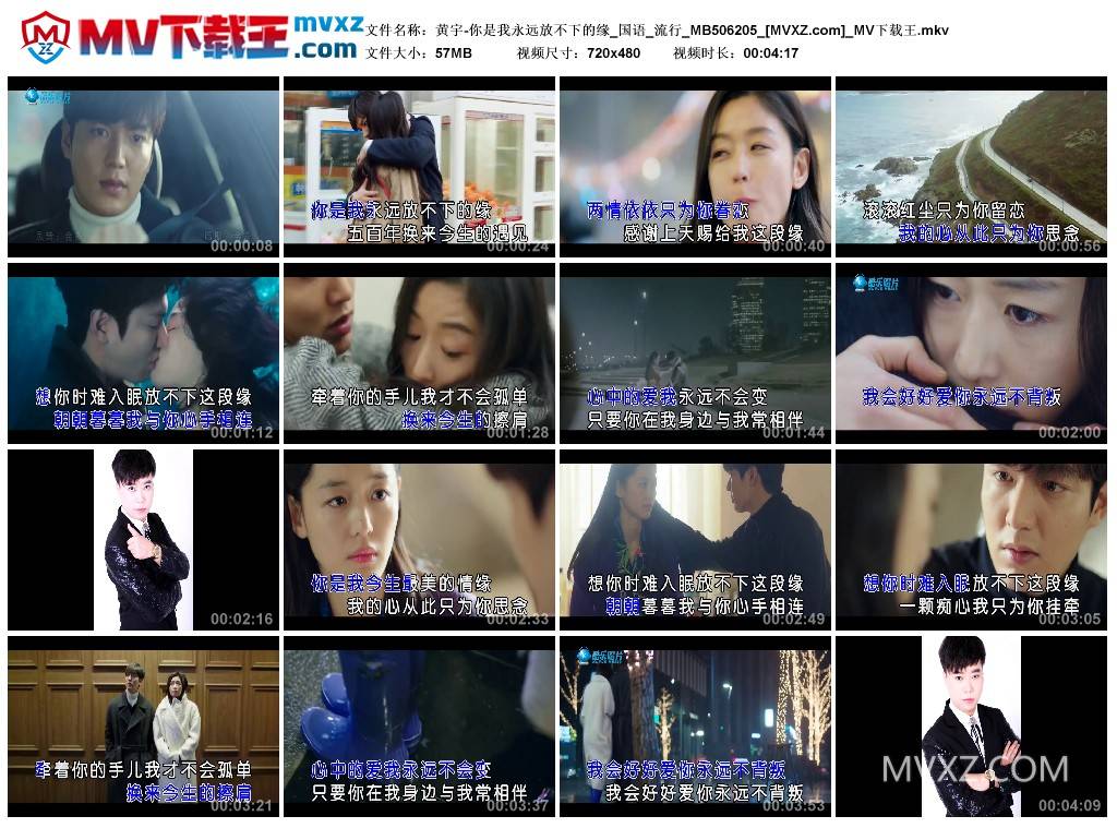 黄宇-你是我永远放不下的缘_国语_流行_MB506205